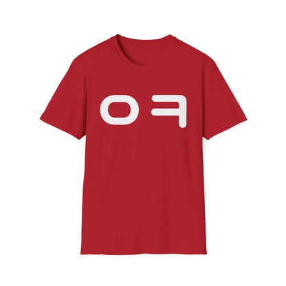 OF Minimalist Graphic T‑Shirt — Bold White Logo Tee
