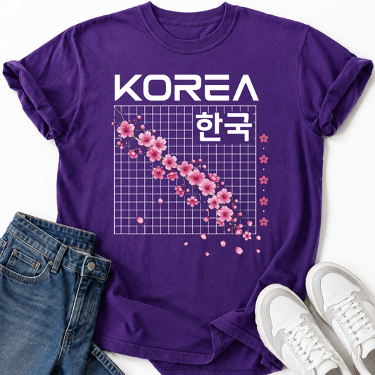 KOREA CHERRY BLOSSOM T-SHIRT