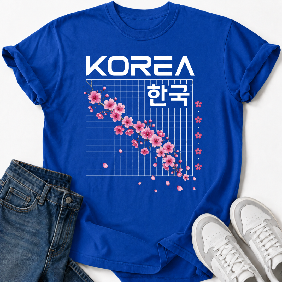 KOREA CHERRY BLOSSOM T-SHIRT