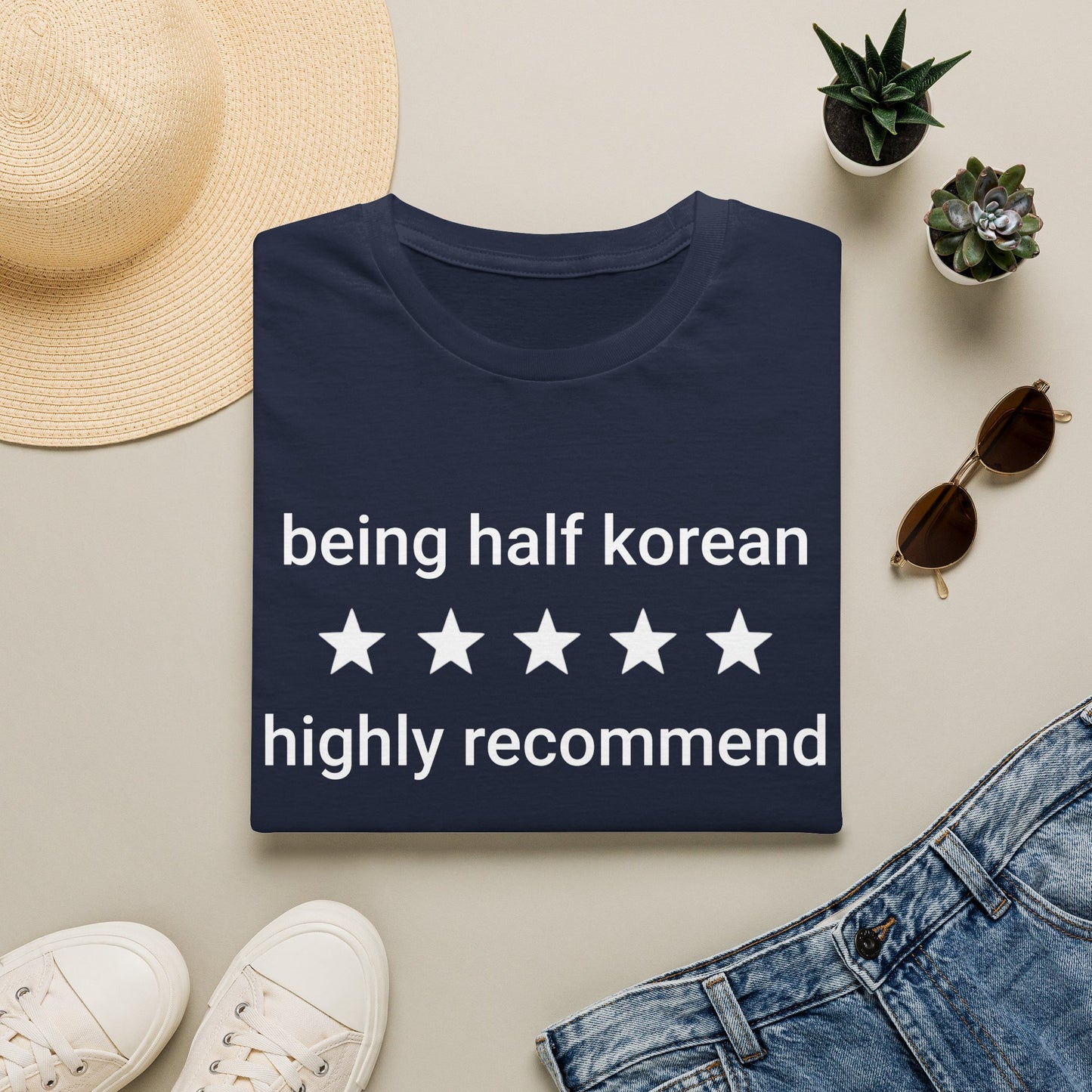 BEING HALF KOREAN T-SHIRT