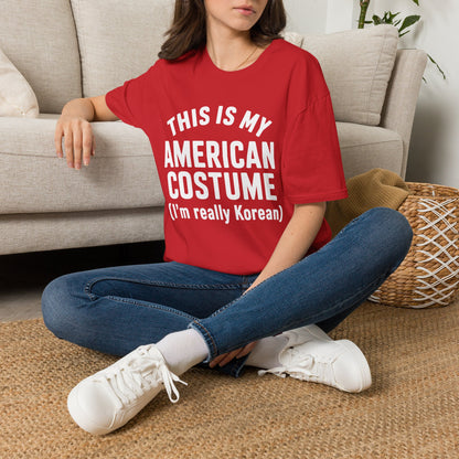 This Is My American Costume T-Shirt (I’m Really Korean)