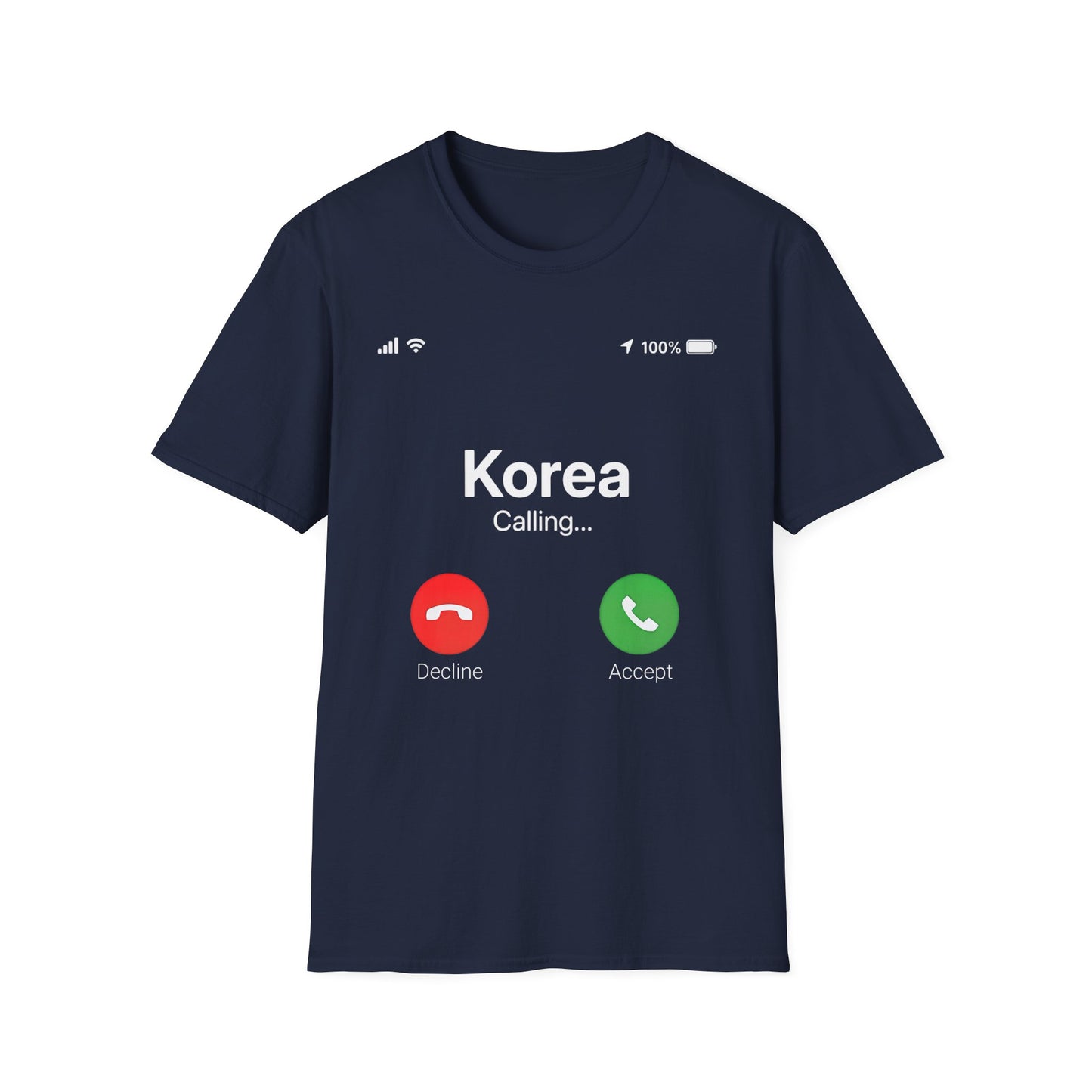 Korea Calling T-Shirt — Travel & Korea Lover Graphic Tee