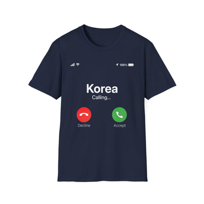 Korea Calling T-Shirt — Travel & Korea Lover Graphic Tee