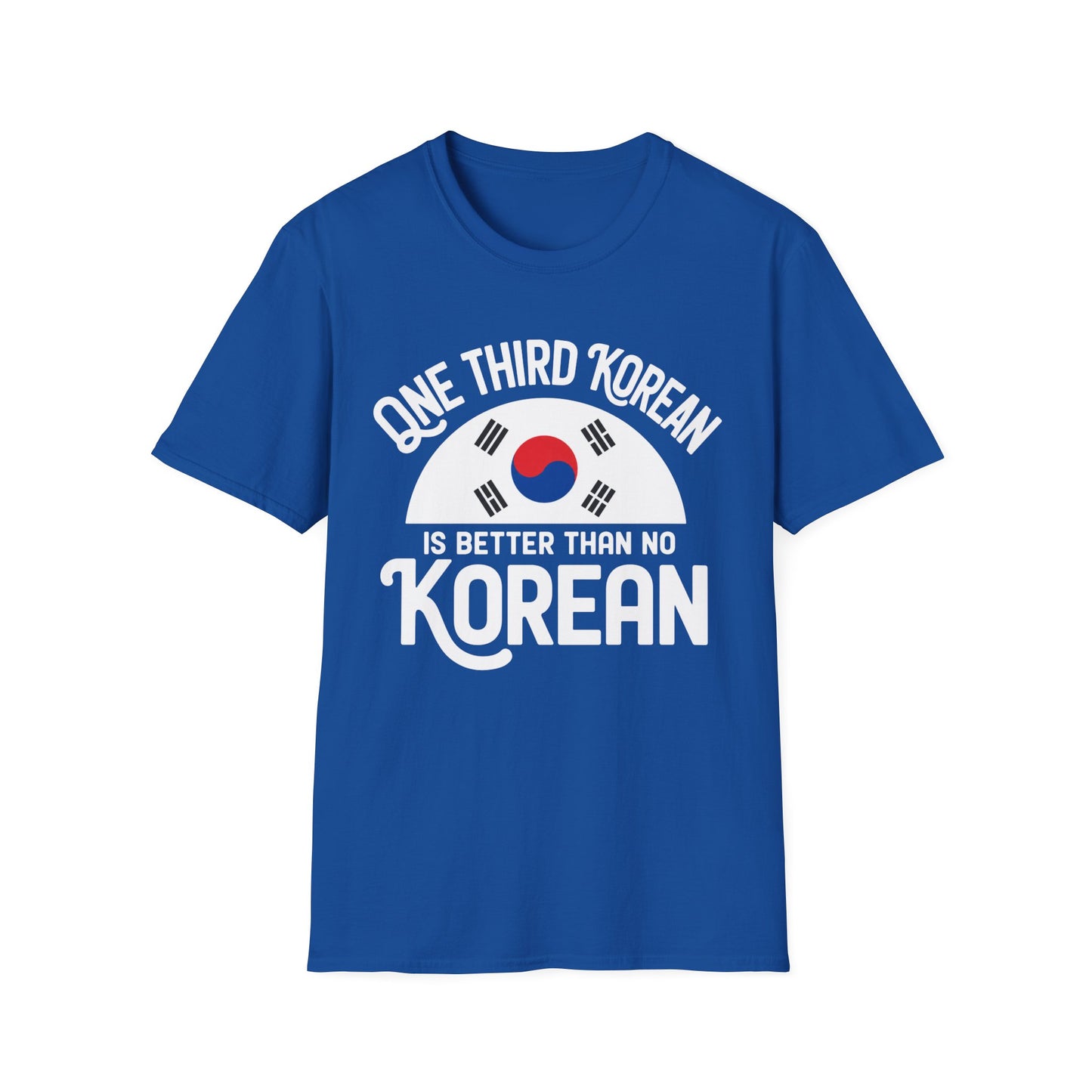 Korean Heritage T-Shirt — "One Third Korean" Flag Graphic
