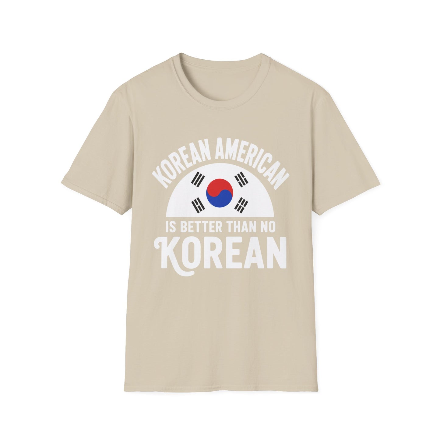 Korean American T-Shirt – Bold Taegeuk Emblem Pride Tee