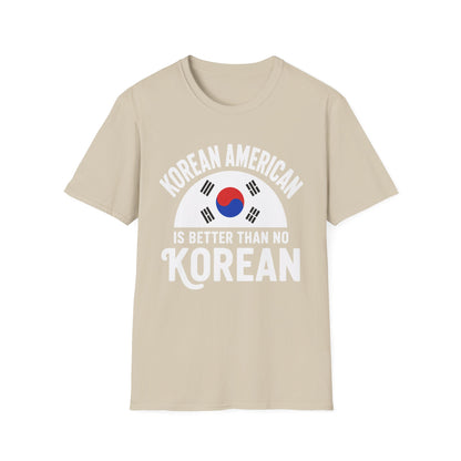 Korean American T-Shirt – Bold Taegeuk Emblem Pride Tee
