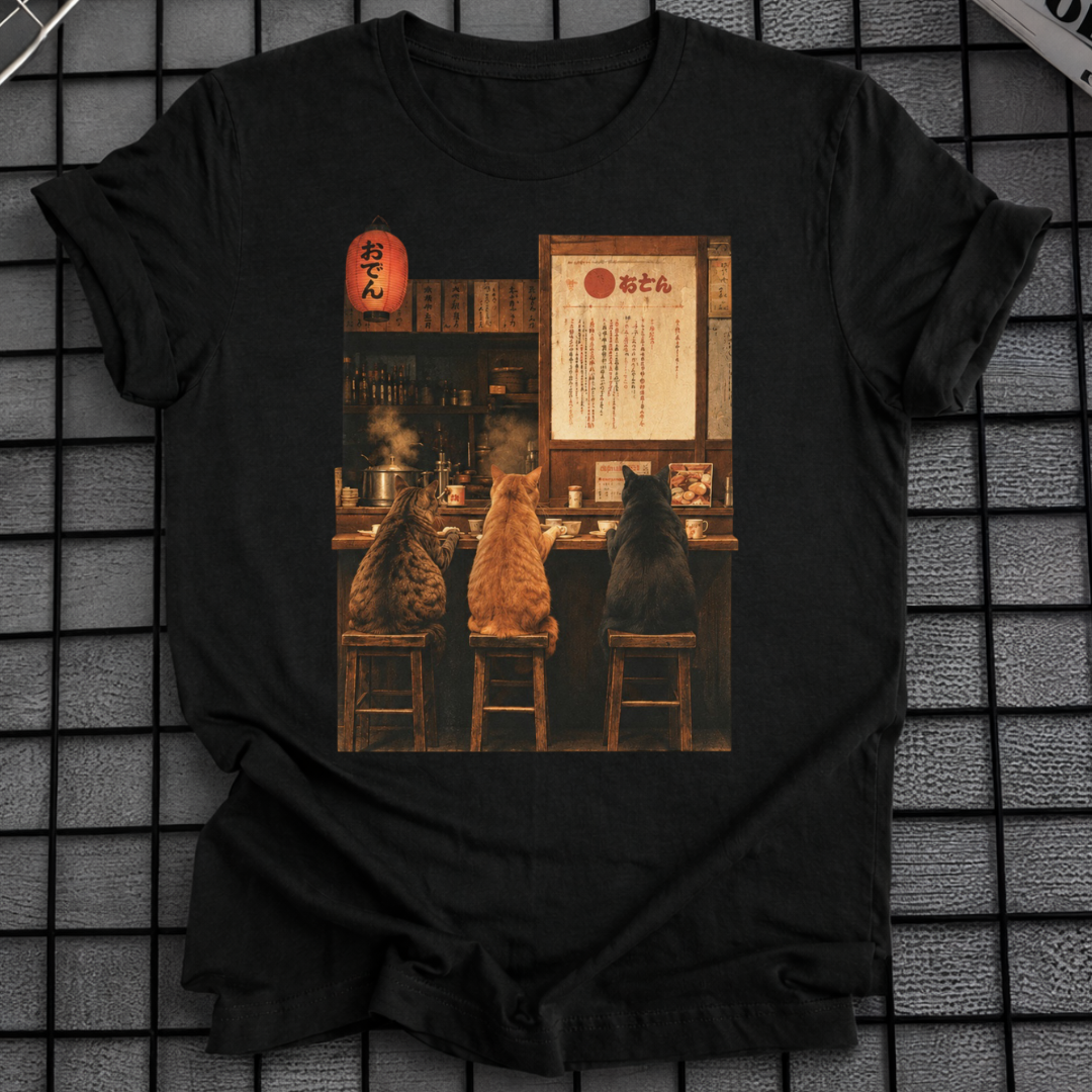 CAT RAMEN BAR T-SHIRT