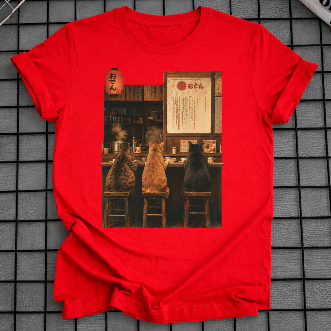 CAT RAMEN BAR T-SHIRT