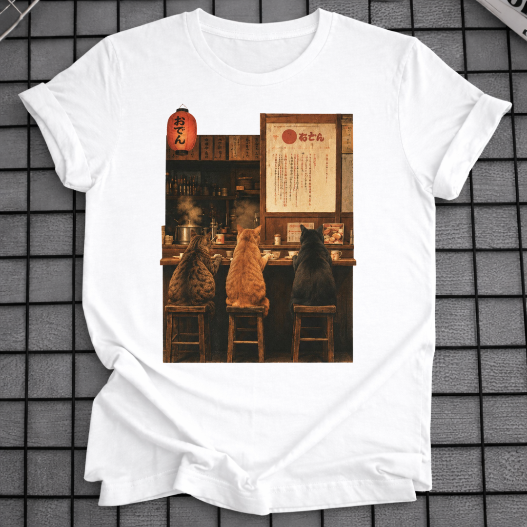 CAT RAMEN BAR T-SHIRT