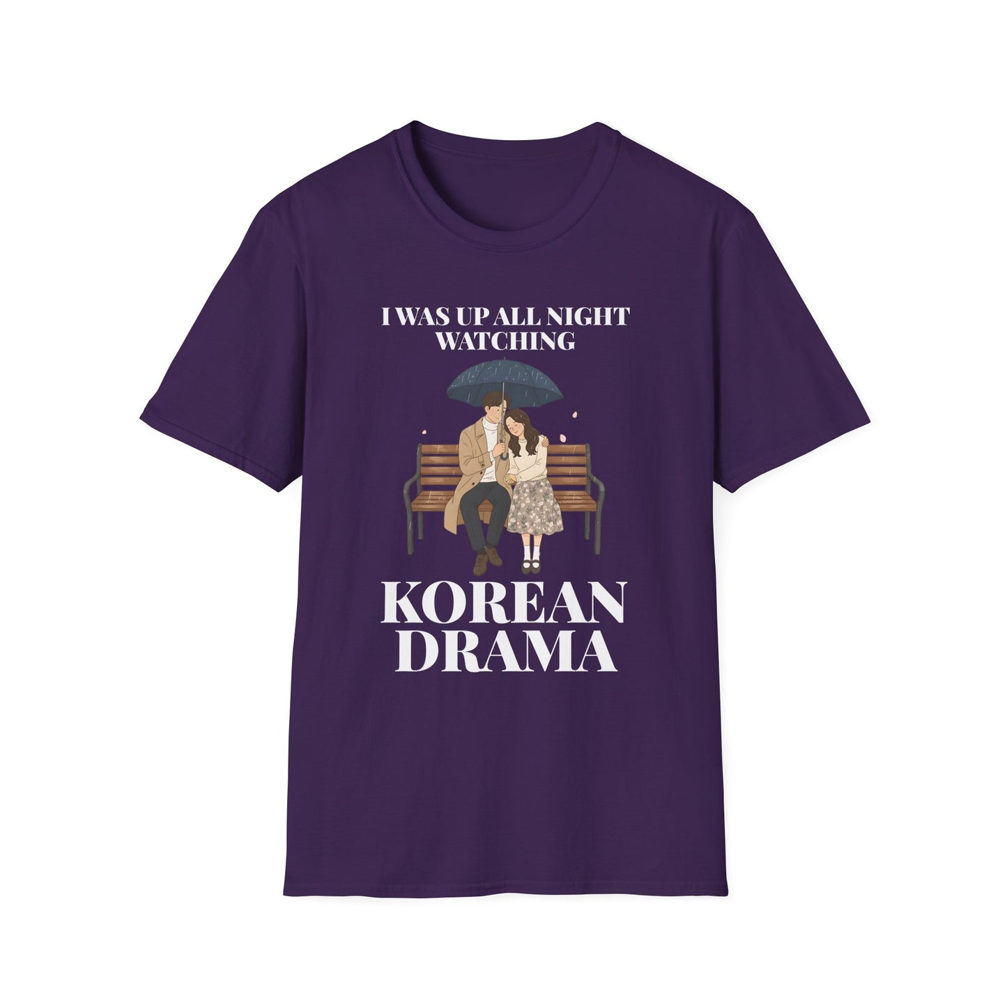 Korean Drama T-Shirt — "I Was Up All Night Watching" Fan Tee