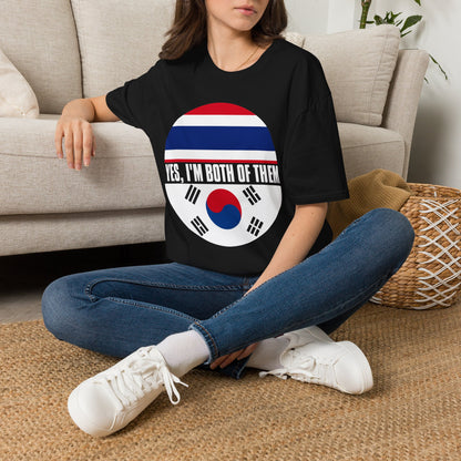 T-Shirt — Yes, I'm Both of Them (Korean-Thai Pride)