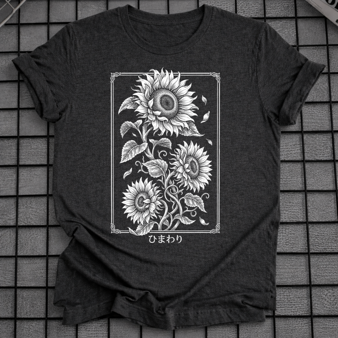 SUNFLOWER SKETCH T-SHIRT