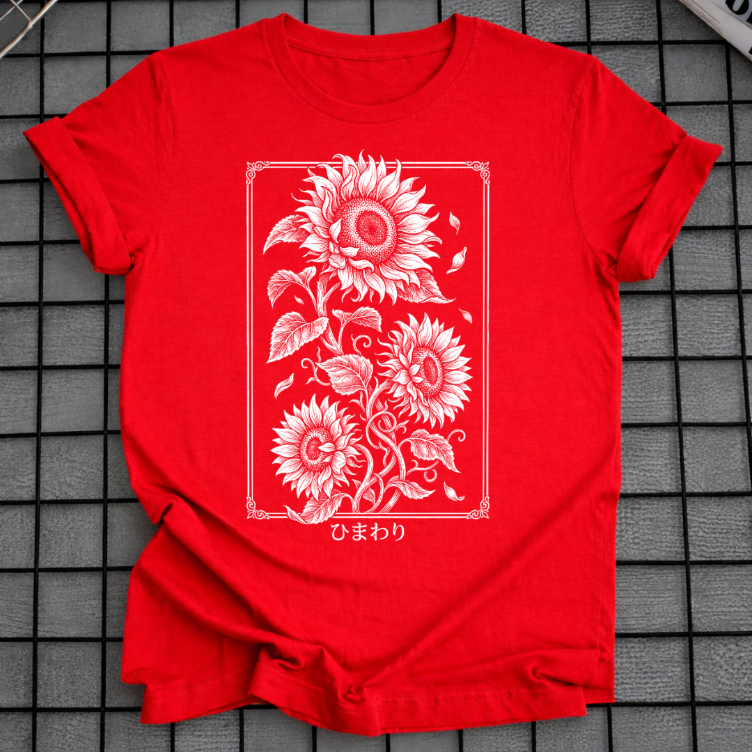 SUNFLOWER SKETCH T-SHIRT