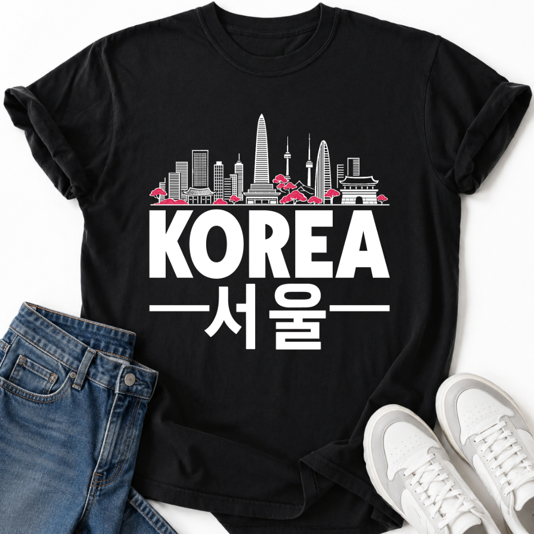 KOREA CITYSCAPE T-SHIRT