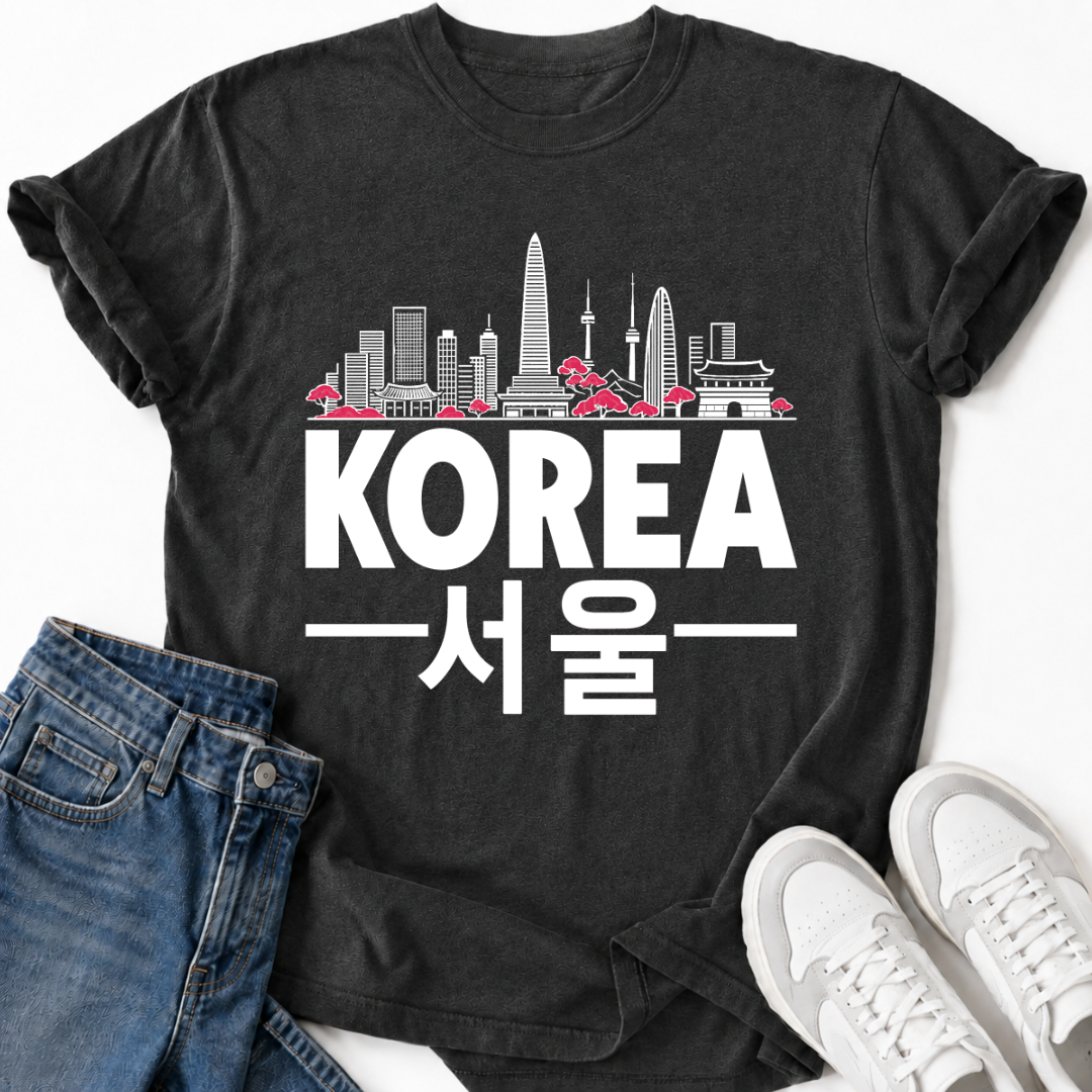 KOREA CITYSCAPE T-SHIRT
