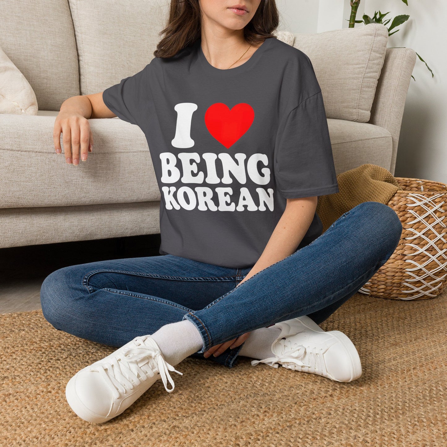 I LOVE BEING KOREAN T-SHIRT