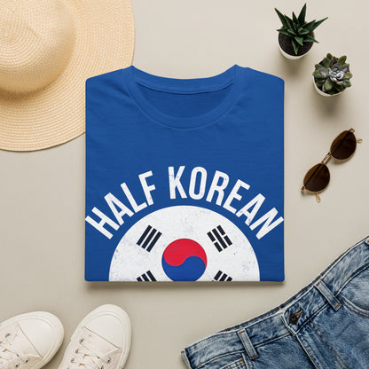 Half Korean T-Shirt — "Proud of Who I Am" Heritage Tee