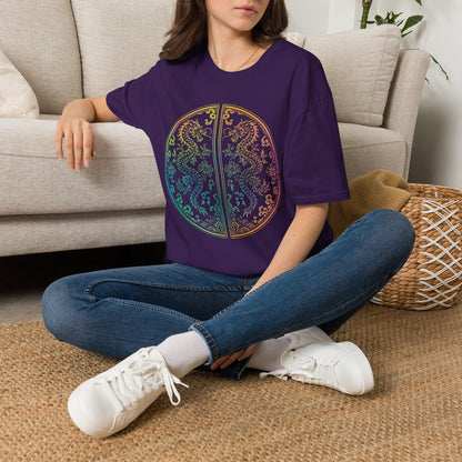Rainbow Dragon Mandala T-Shirt