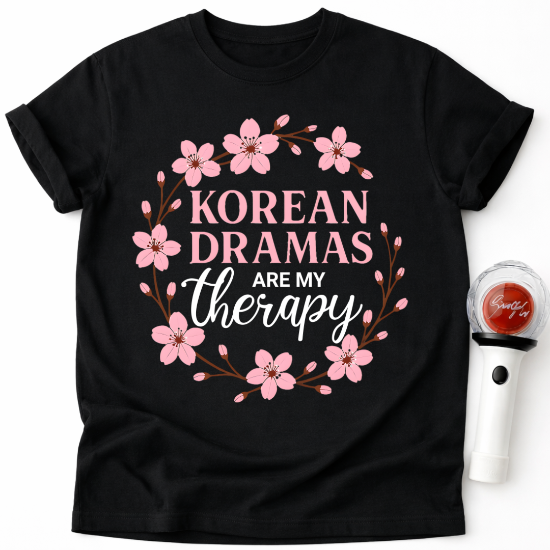 FLORALES KOREANISCHES DRAMA T-SHIRT
