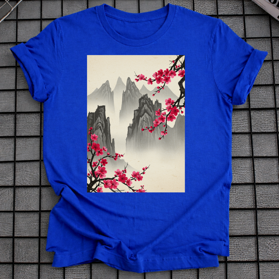 ASIAN INK LANDSCAPE T-SHIRT