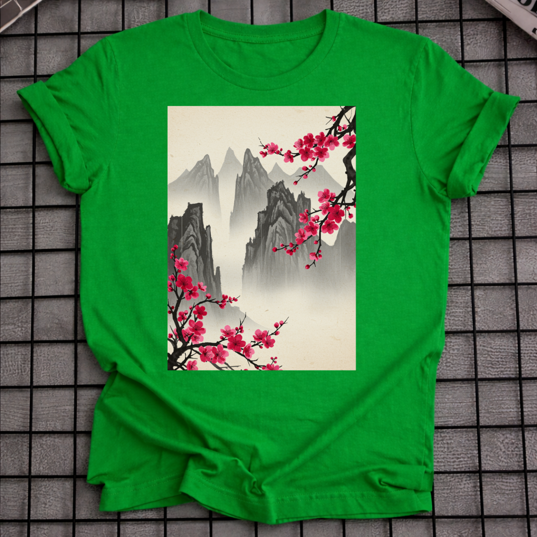 ASIAN INK LANDSCAPE T-SHIRT