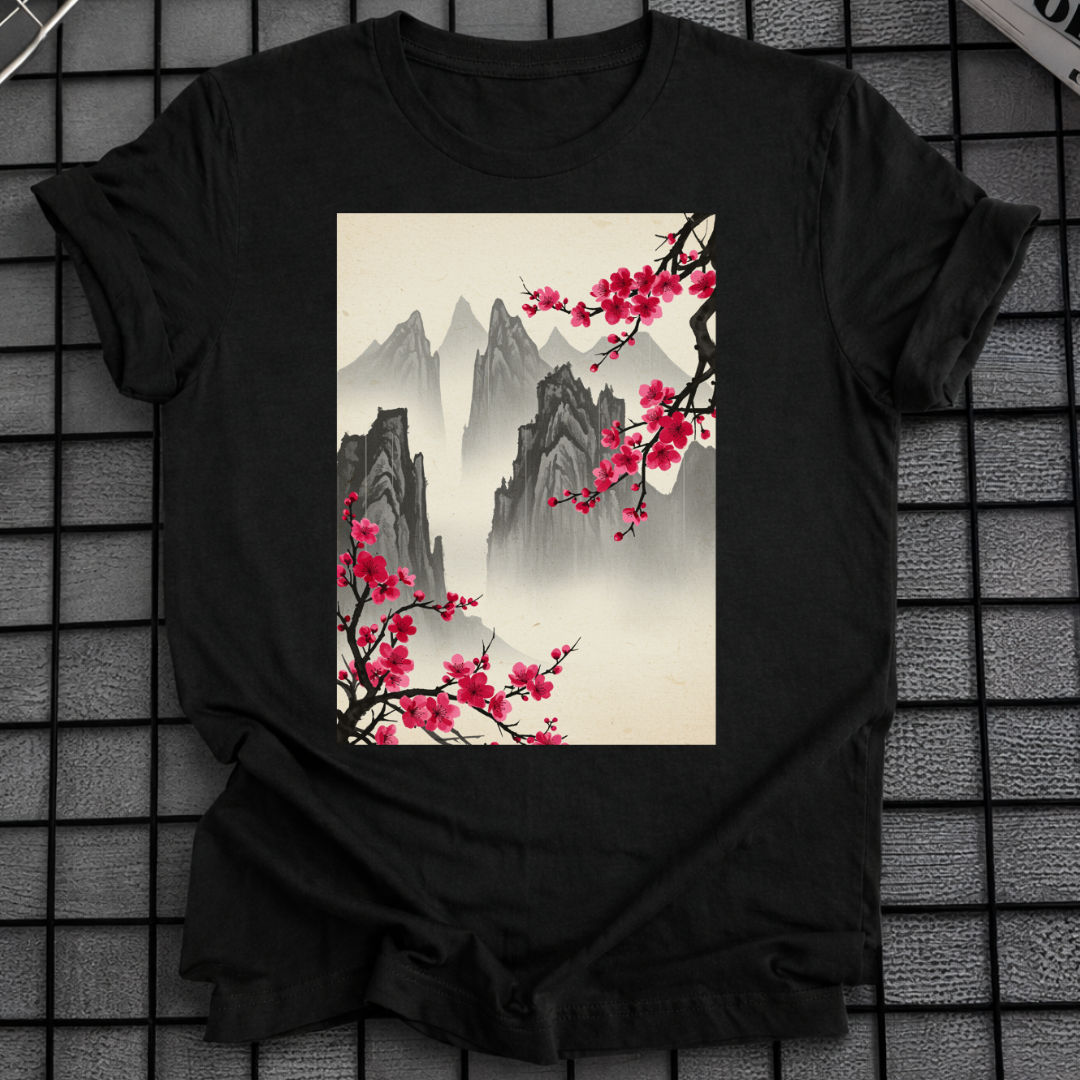 ASIAN INK LANDSCAPE T-SHIRT