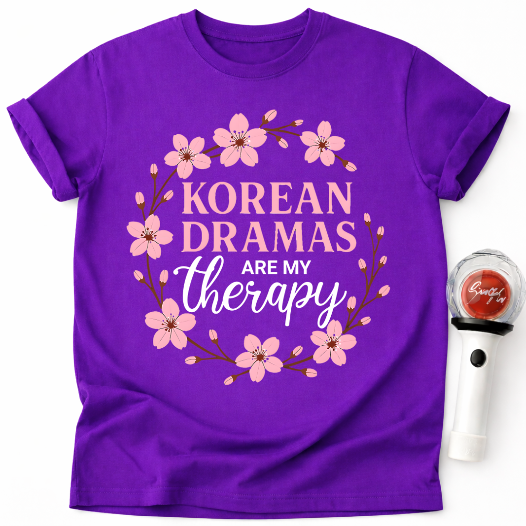 FLORALES KOREANISCHES DRAMA T-SHIRT