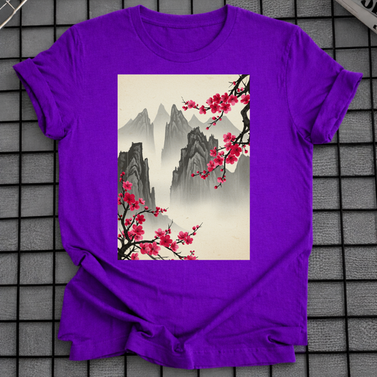 ASIAN INK LANDSCAPE T-SHIRT
