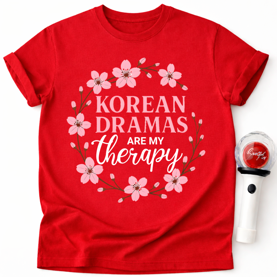 FLORALES KOREANISCHES DRAMA T-SHIRT
