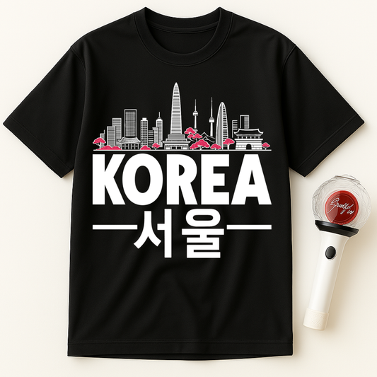 KOREA SEOUL CITYSCAPE UNISEX T-SHIRT