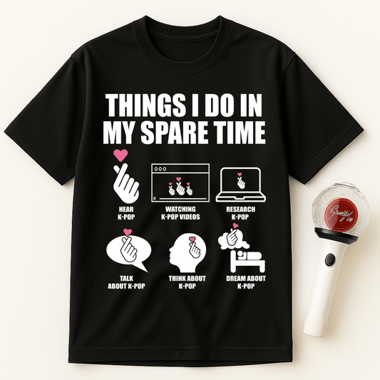 THINGS I DO IN MY SPARE TIME UNISEX T-SHIRT