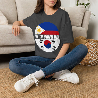 T-Shirt — Yes, I'm Both of Them (Philippines & South Korea)