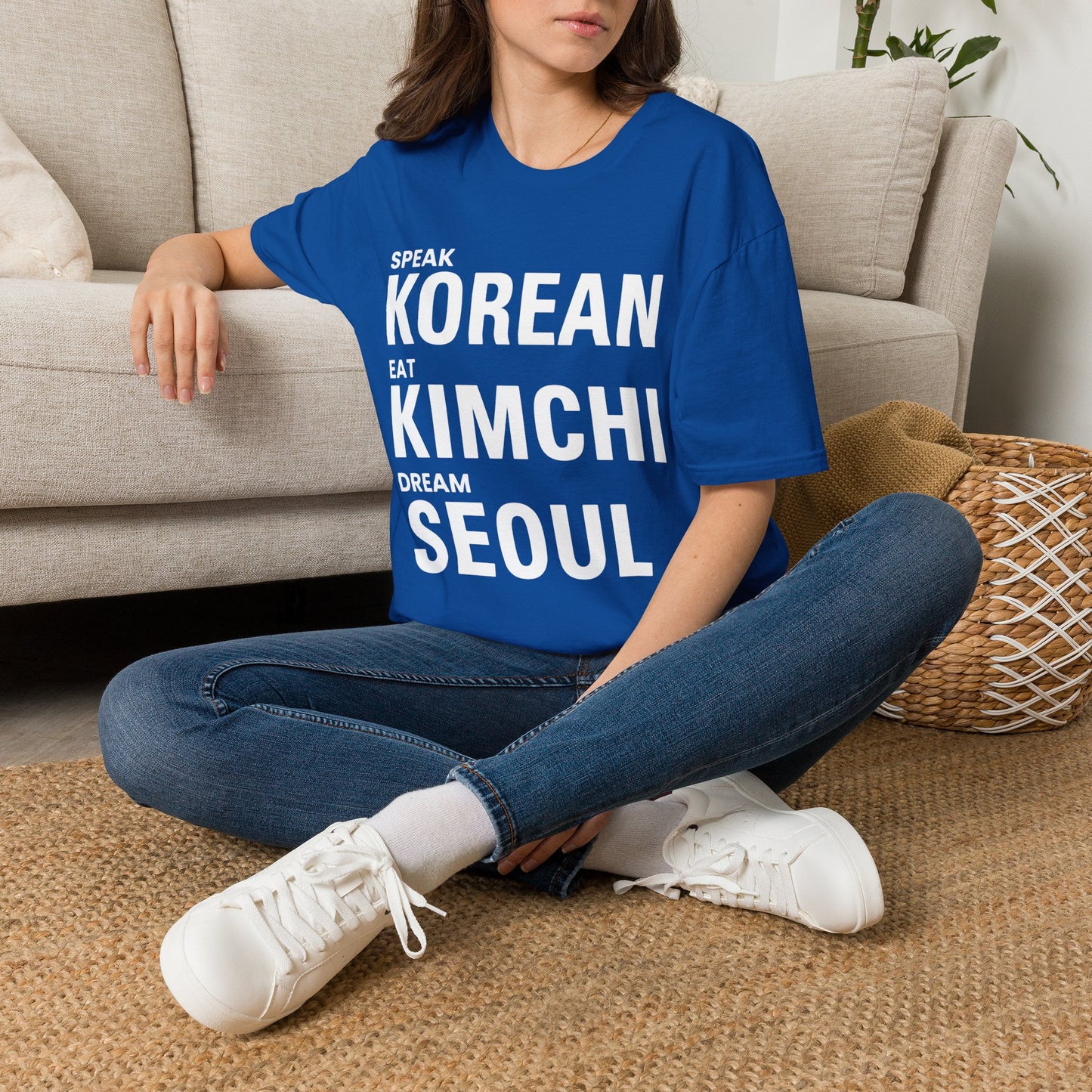 SPEAK KOREAN EAT KIMCHI T-SHIRT