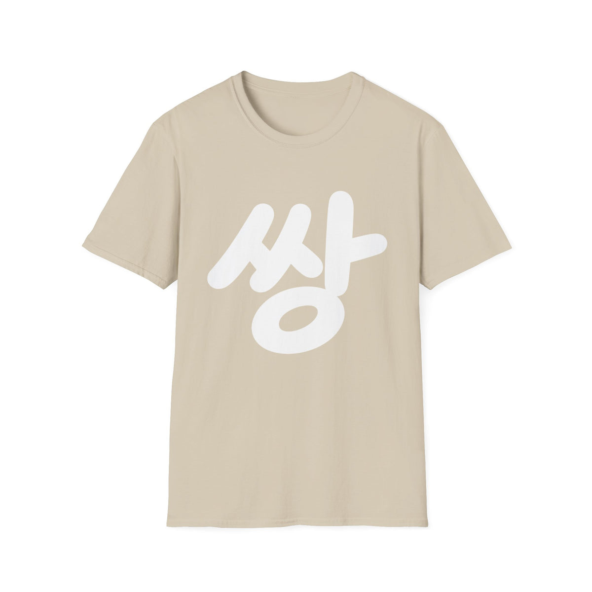 Korean 'ssang' Graphic T-Shirt — Bold Hangul Streetwear Tee