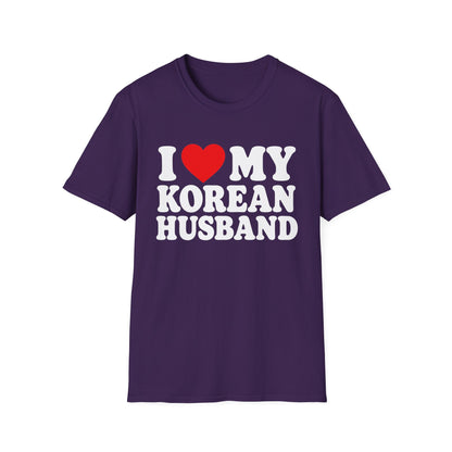 I LOVE MY KOREAN HUSBAND T-SHIRT