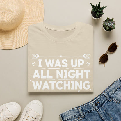 Korean Drama Fan T-Shirt — "I Was Up All Night Watching Korean Drama" Tee