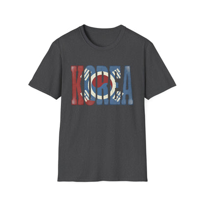 KOREA Flag Graphic T-Shirt — Retro Korean Flag Travel Tee