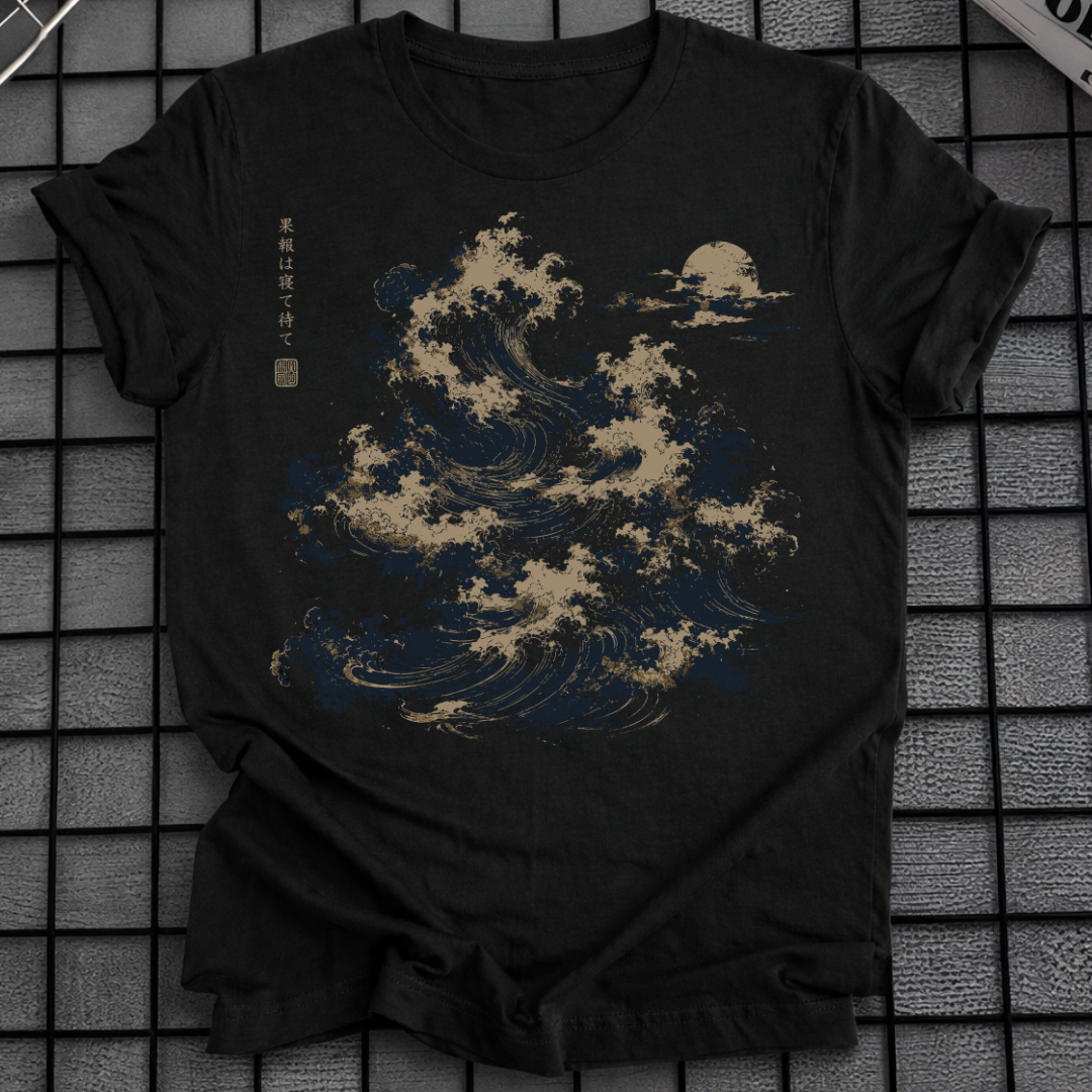 JAPANESE WAVE ART T-SHIRT