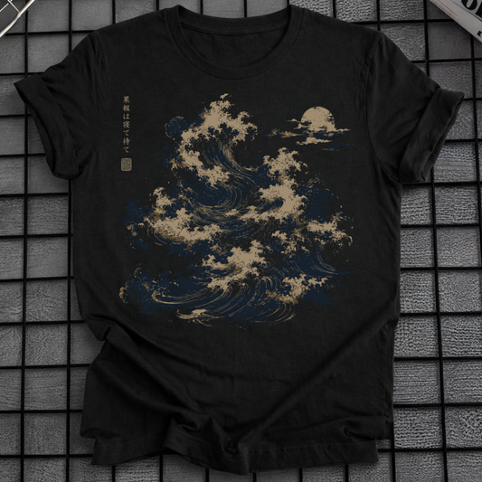 T-SHIRT JAPANISCHE WELLENKUNST