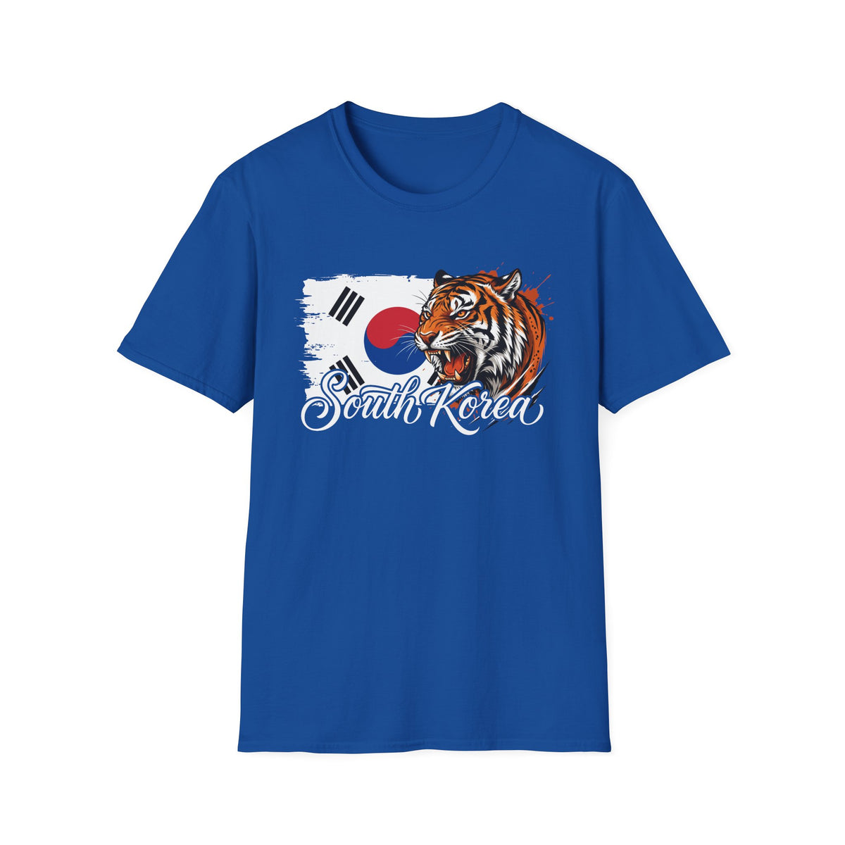 South Korea Tiger T-Shirt — Korean Flag Graphic Tee
