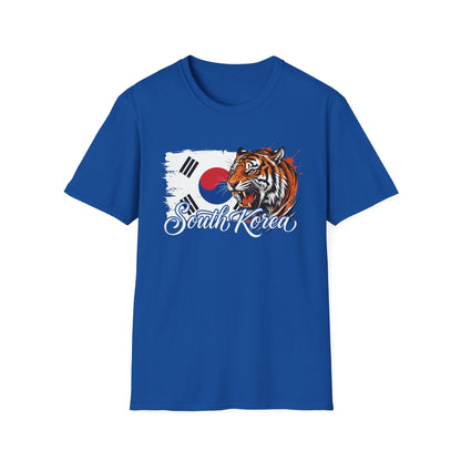 South Korea Tiger T-Shirt — Korean Flag Graphic Tee