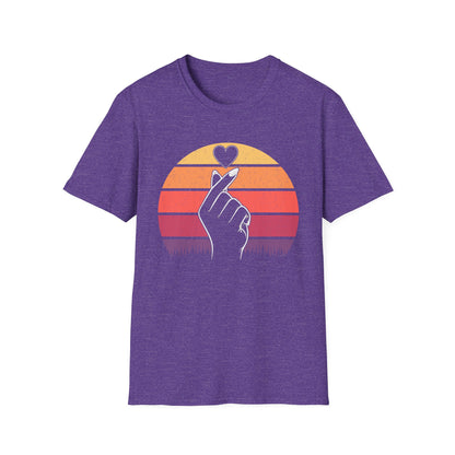 Retro Love Hand Unisex Softstyle T-Shirt - Perfect Gift for Everyday Wear