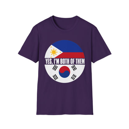 T-Shirt — Yes, I'm Both of Them (Philippines & South Korea)