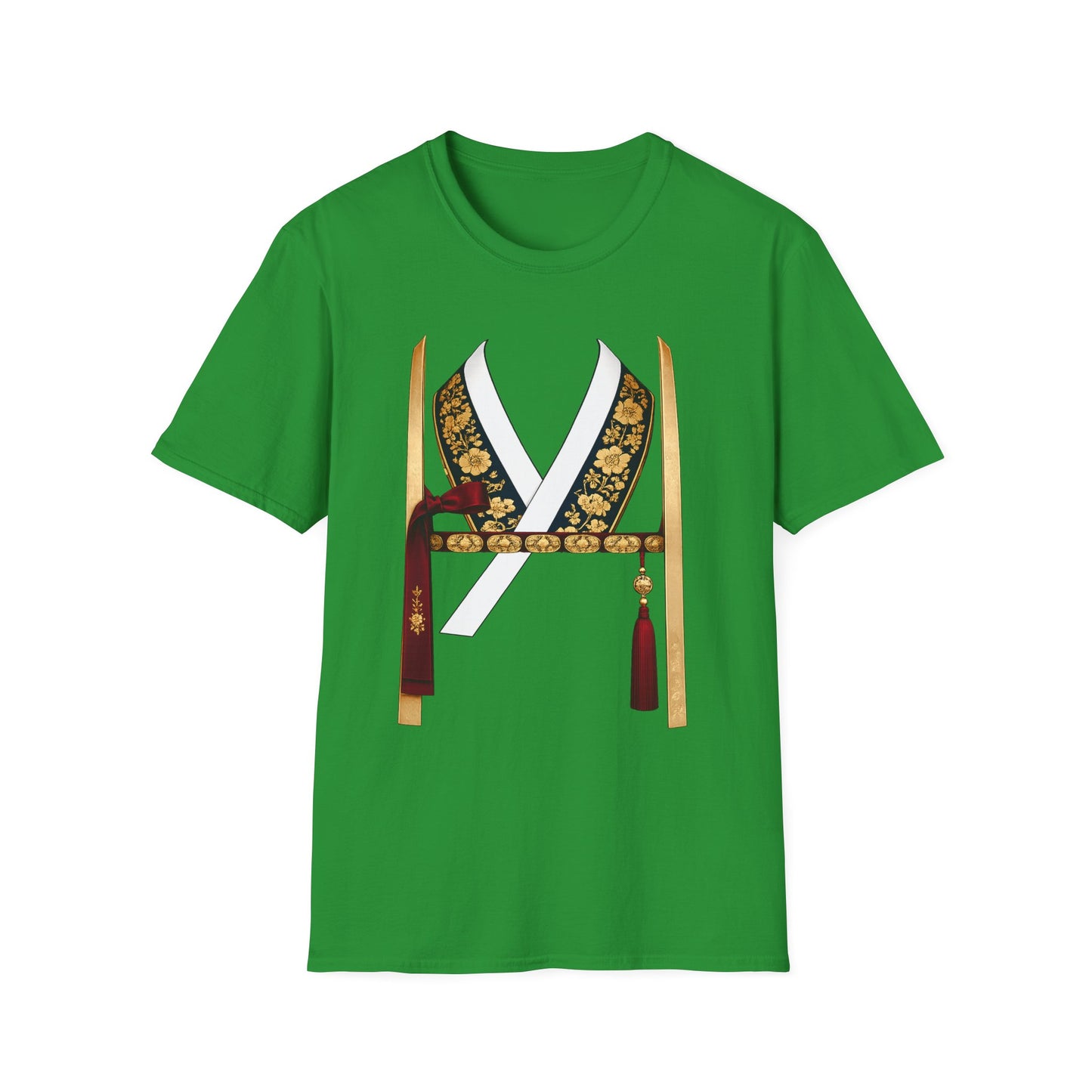 Kimono Obi Graphic T-Shirt — Floral Japanese-Inspired Costume Tee