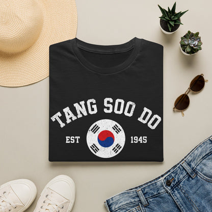 Tang Soo Do Martial Arts T-Shirt – Korean Flag Tae Kwon Do Training Tee (Est. 1945)