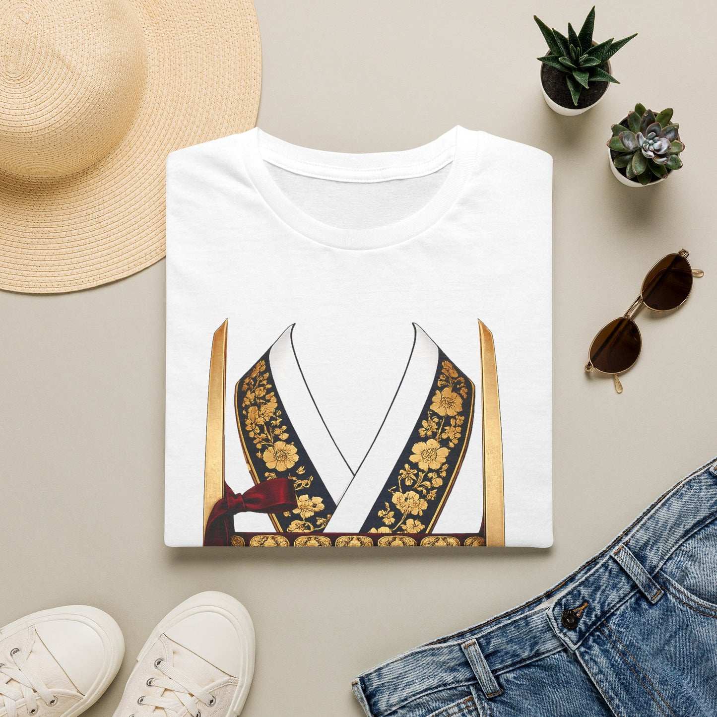 KOREAN WEDDING HANBOK COSTUME T-SHIRT