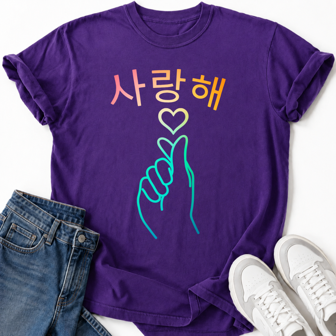 K-POP KOREAN HEART T-SHIRT