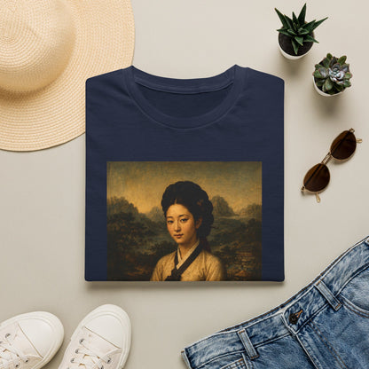 Portrait Tee — Vintage Asian Woman Oil Painting Graphic T-Shirt
