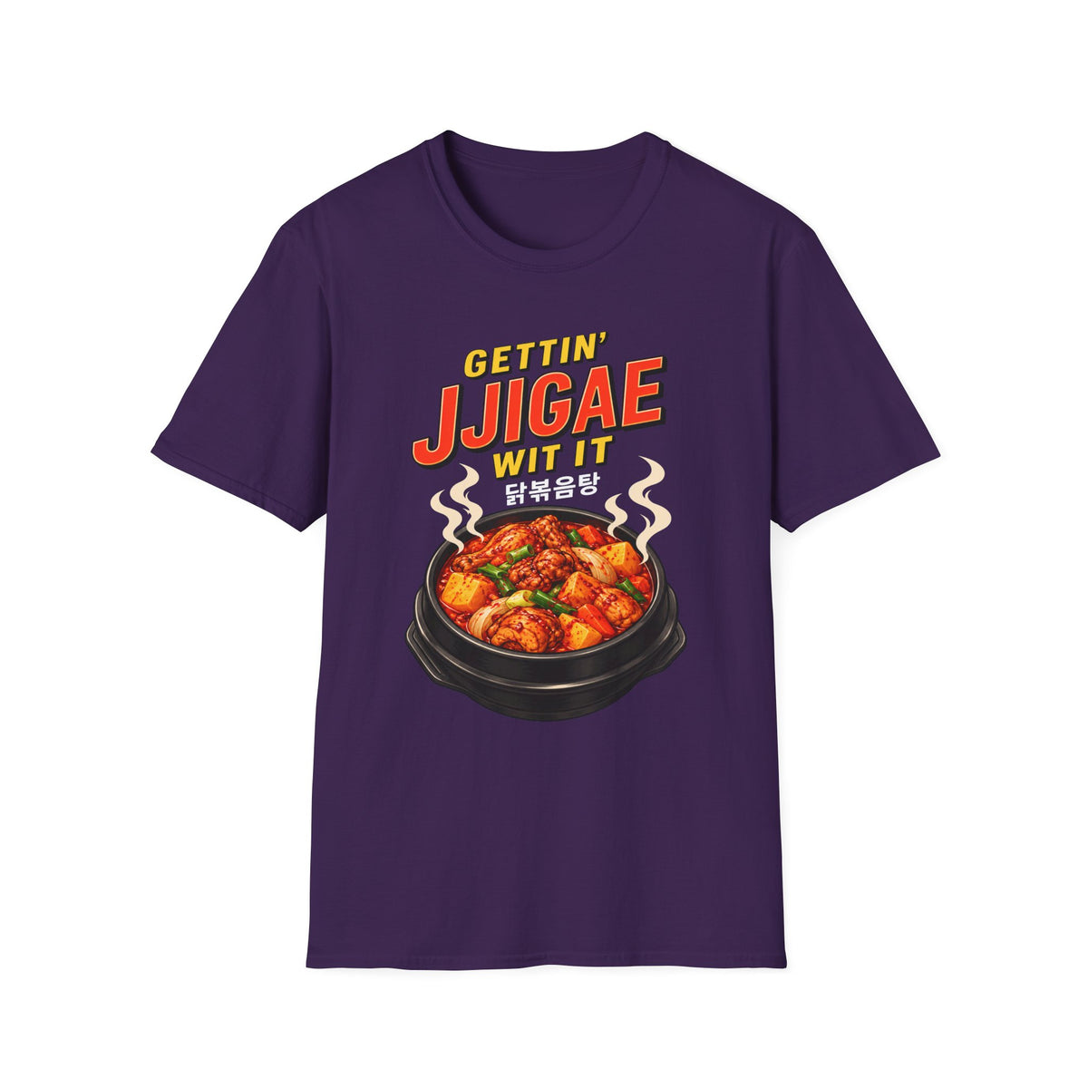 T-Shirt — 'Gettin' Jjigae Wit It' Korean Stew Graphic Tee