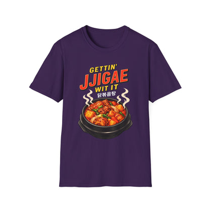 T-Shirt — 'Gettin' Jjigae Wit It' Korean Stew Graphic Tee